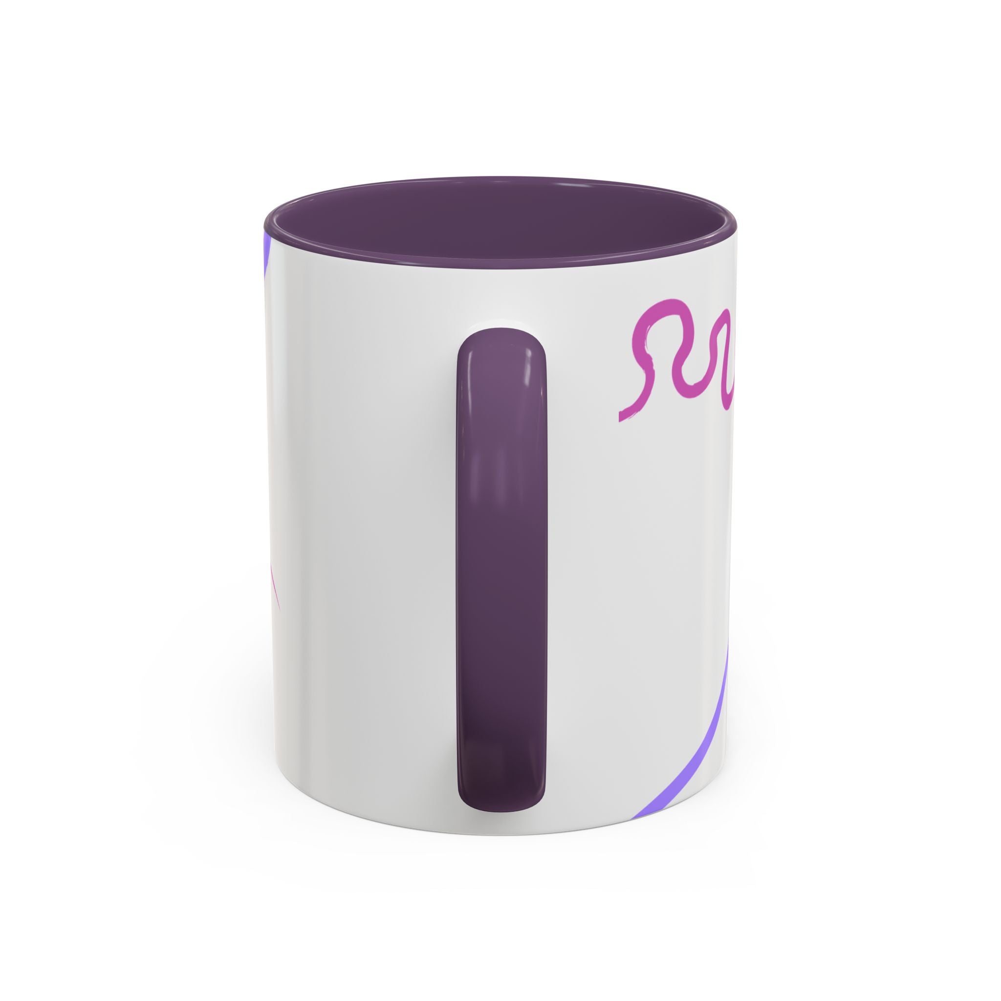 Accent Coffee Mug — 'Living My Best Life' Inspirational Ceramic Mug