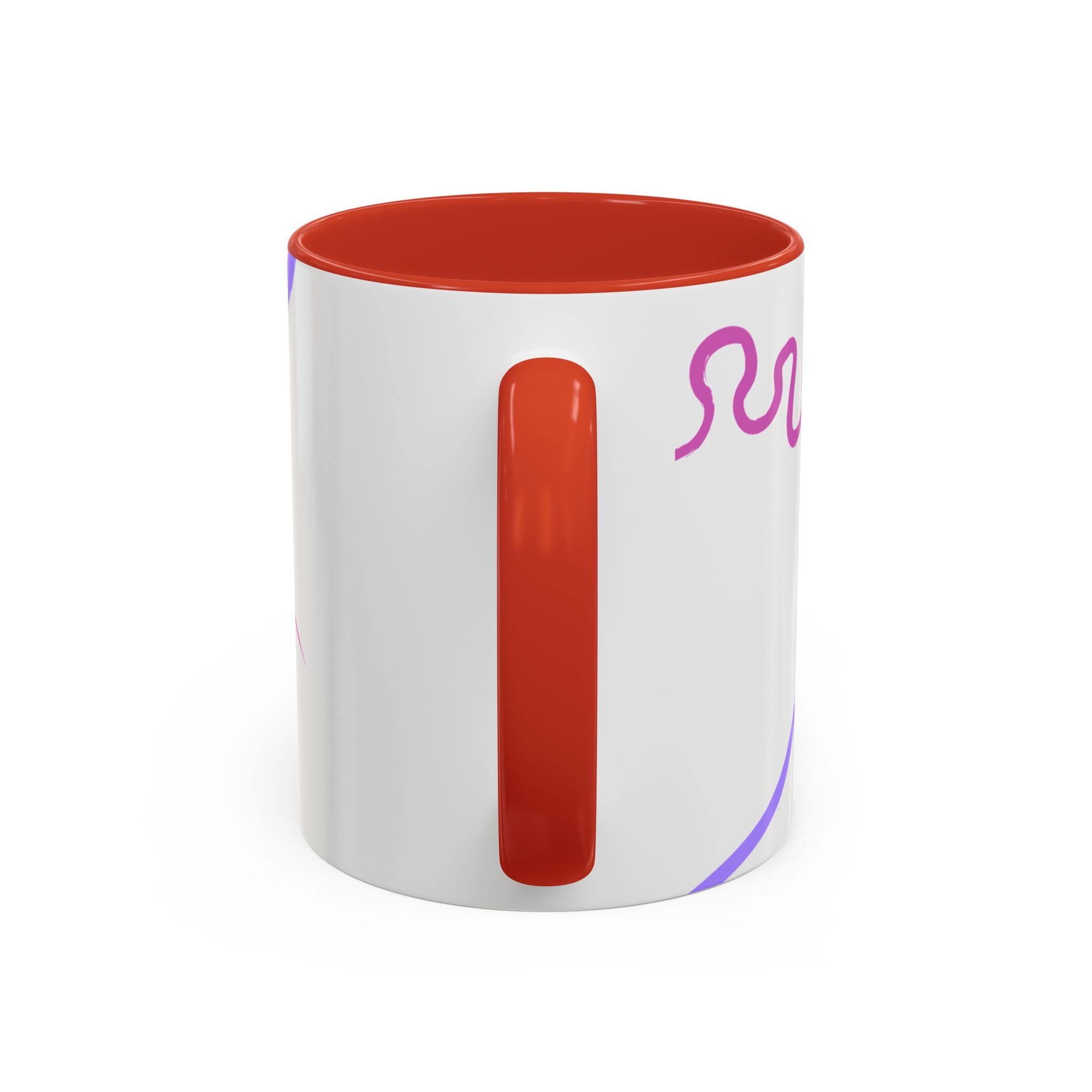 Accent Coffee Mug — 'Living My Best Life' Inspirational Ceramic Mug