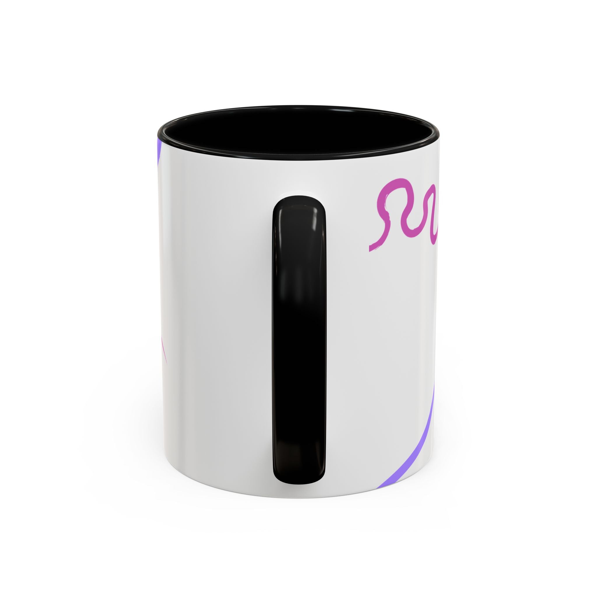 Accent Coffee Mug — 'Living My Best Life' Inspirational Ceramic Mug
