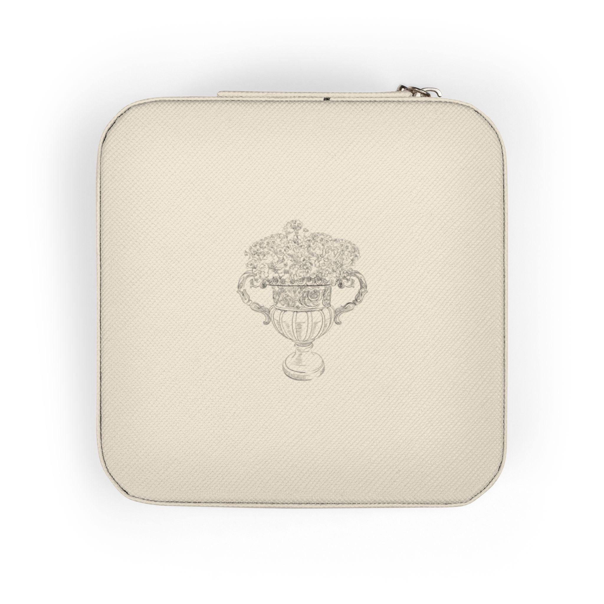 Jewelry Case — Compact Travel Jewelry Organizer (Ring Slots & Compartments)
