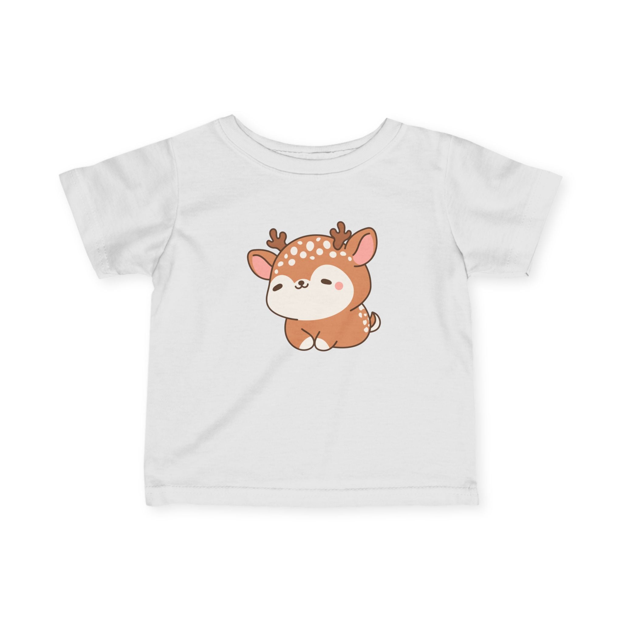 Cute Baby Deer Infant Tee — Adorable Fawn Graphic Shirt for Newborns & Toddlers