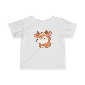 Cute Baby Deer Infant Tee — Adorable Fawn Graphic Shirt for Newborns & Toddlers