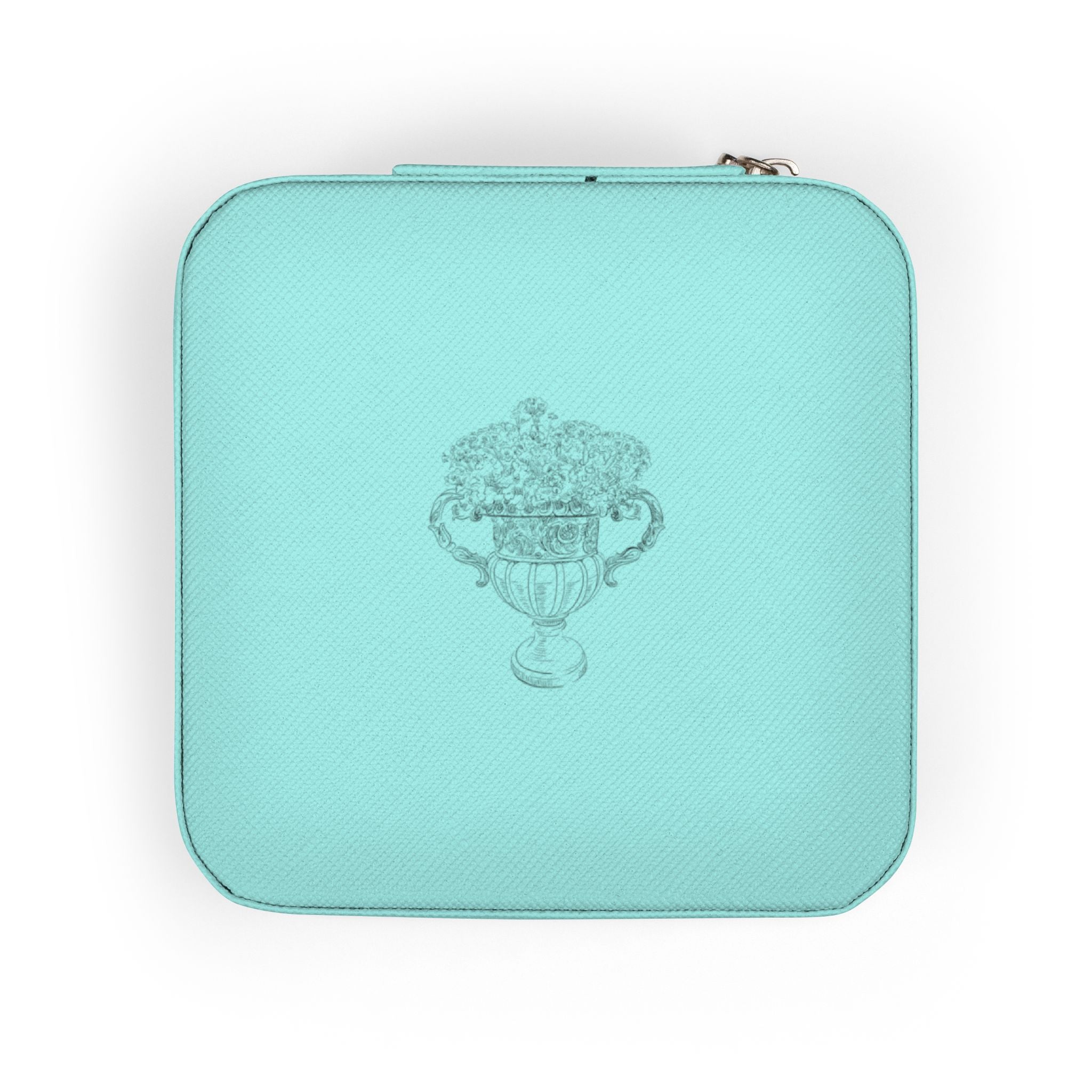 Jewelry Case — Compact Travel Jewelry Organizer (Ring Slots & Compartments)