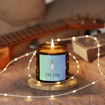 Scented Soy Candle (Multi-Size, Amber Jar)