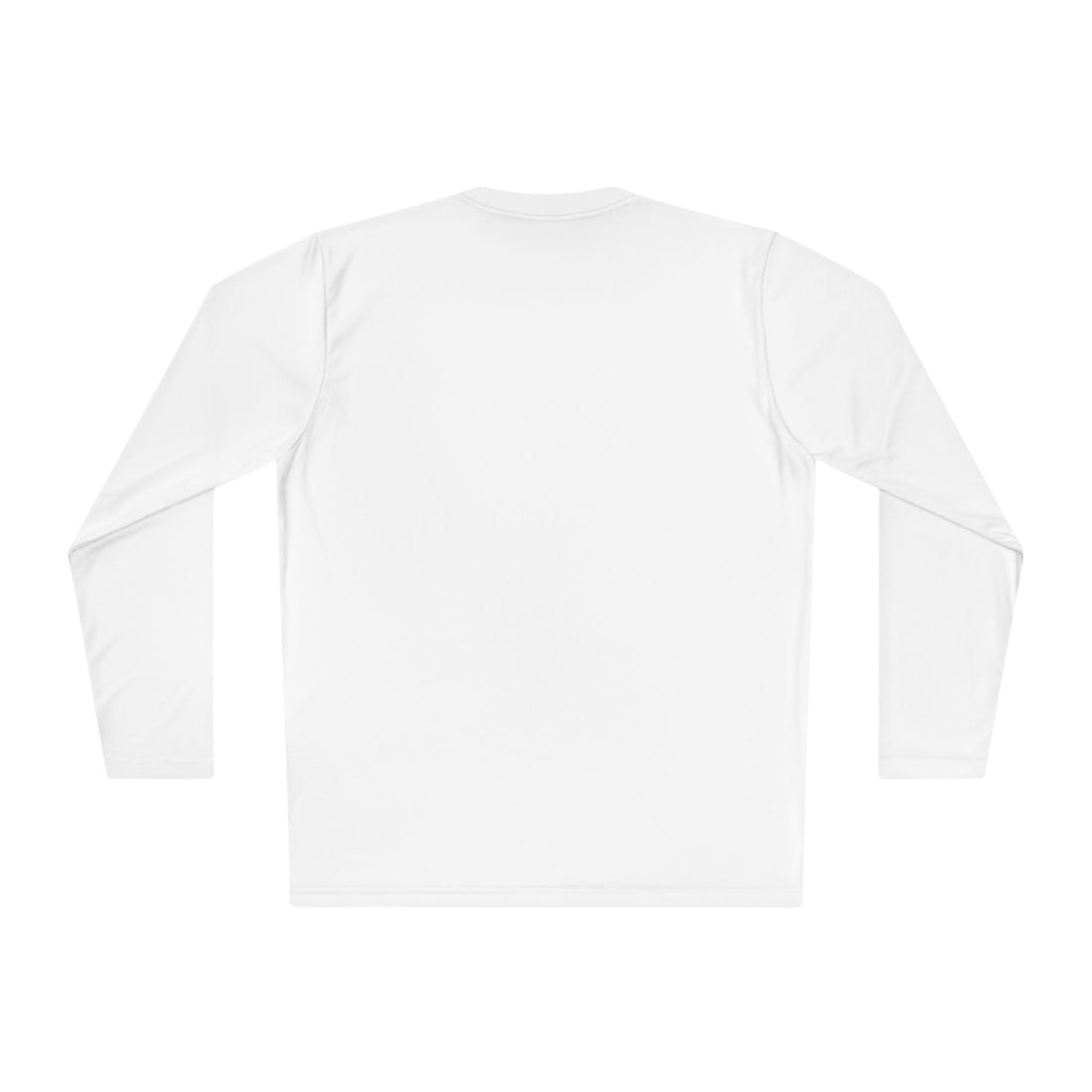 Running Team Graphic Long Sleeve Tee — Orange & Navy Wave Design
