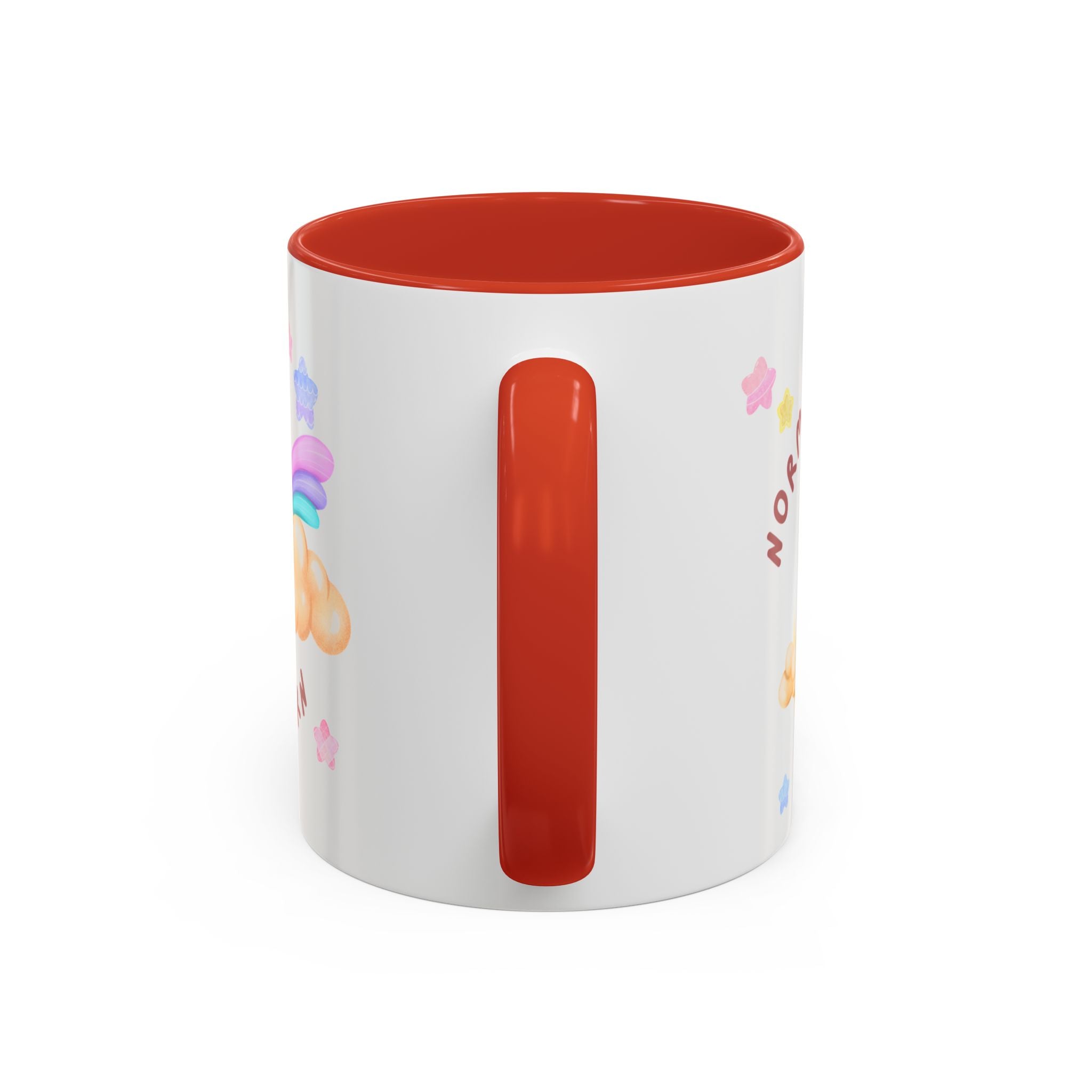 Unicorn Coffee Mug — "Be a Unicorn" Cute Rainbow Cloud Accent Mug