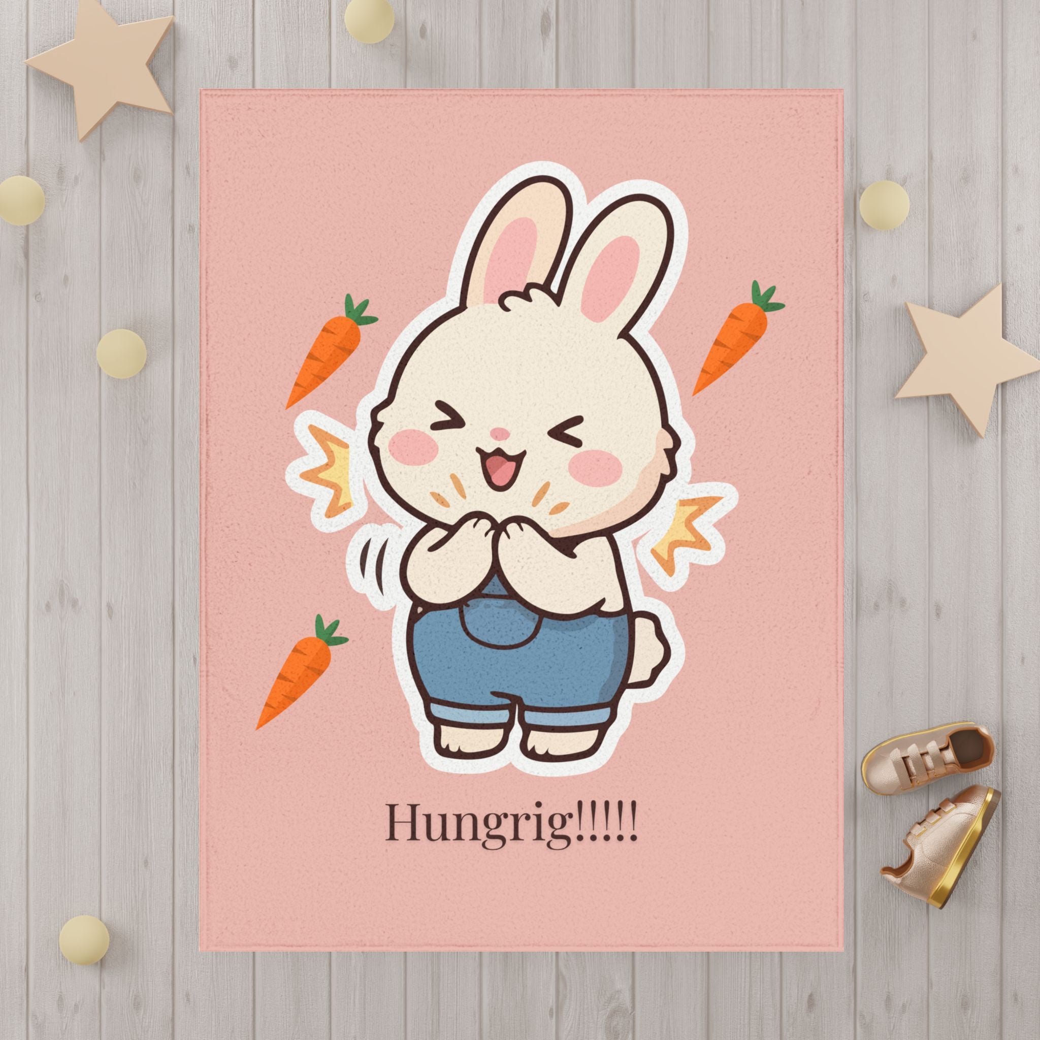 Toddler Blanket -Hungrig Rabbit