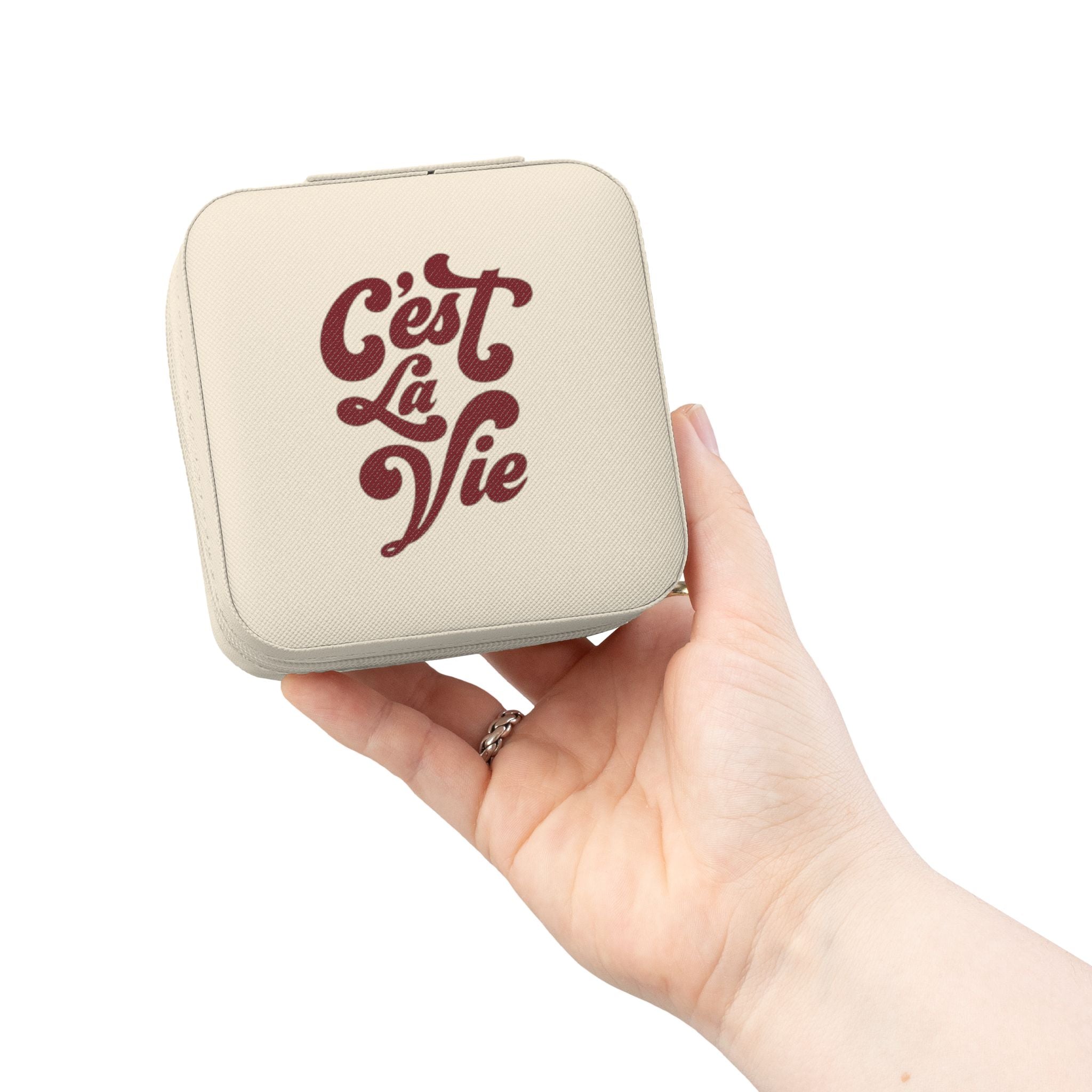 Travel Jewelry Case — 'C'est la Vie' Compact Organizer