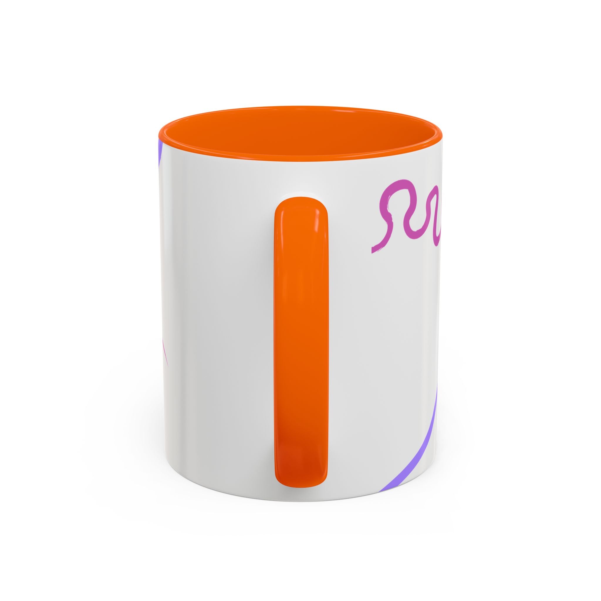 Accent Coffee Mug — 'Living My Best Life' Inspirational Ceramic Mug