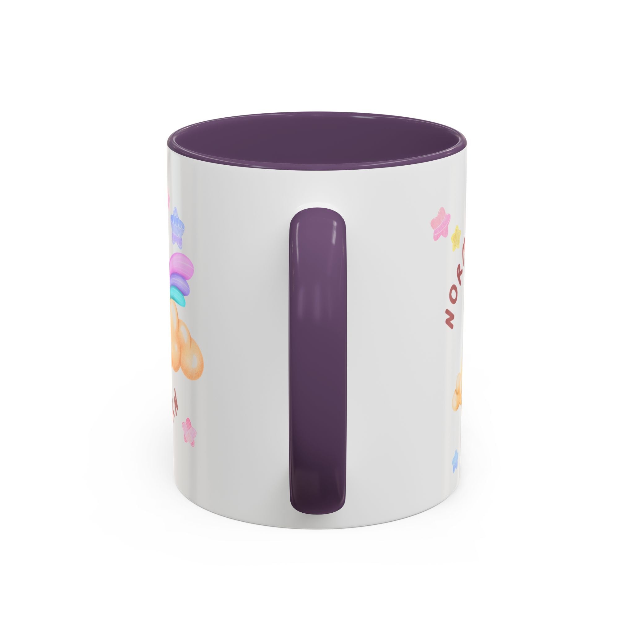 Unicorn Coffee Mug — "Be a Unicorn" Cute Rainbow Cloud Accent Mug