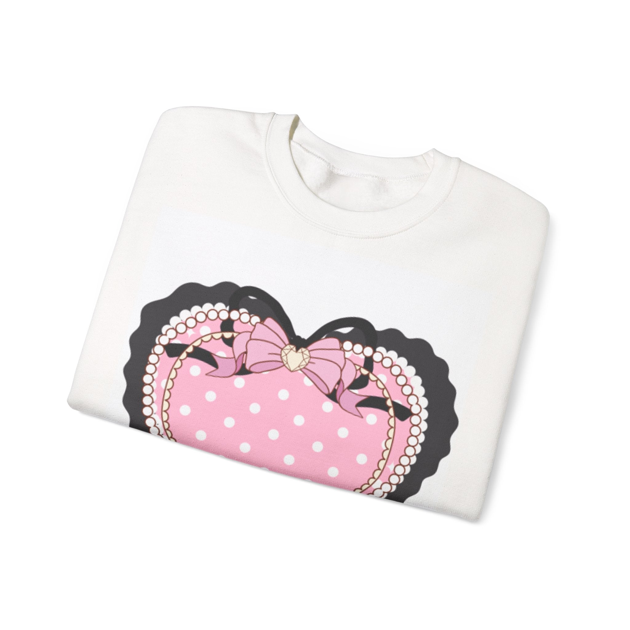 Heart Locket Crewneck Sweatshirt, By Maranah young minds
