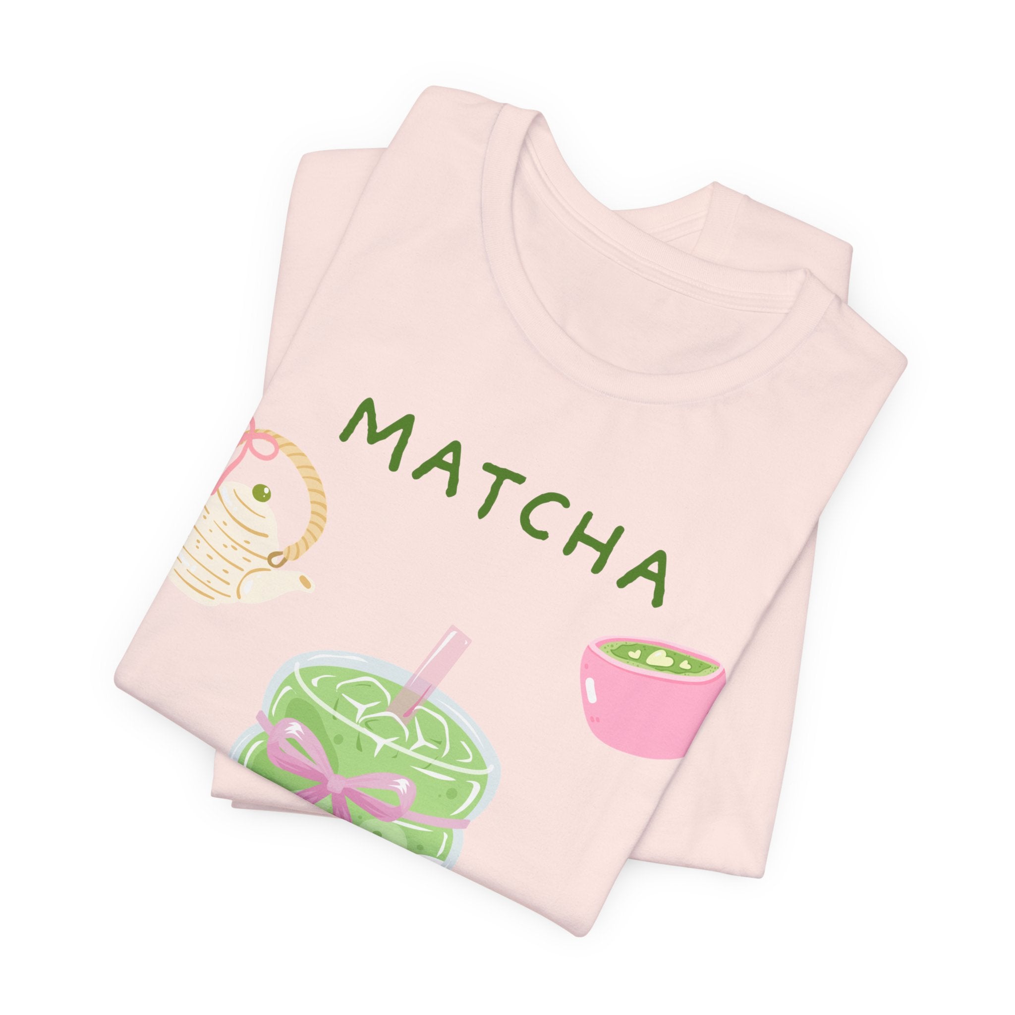 Matcha Girlie Tee — Cute Matcha Drink Graphic T-Shirt