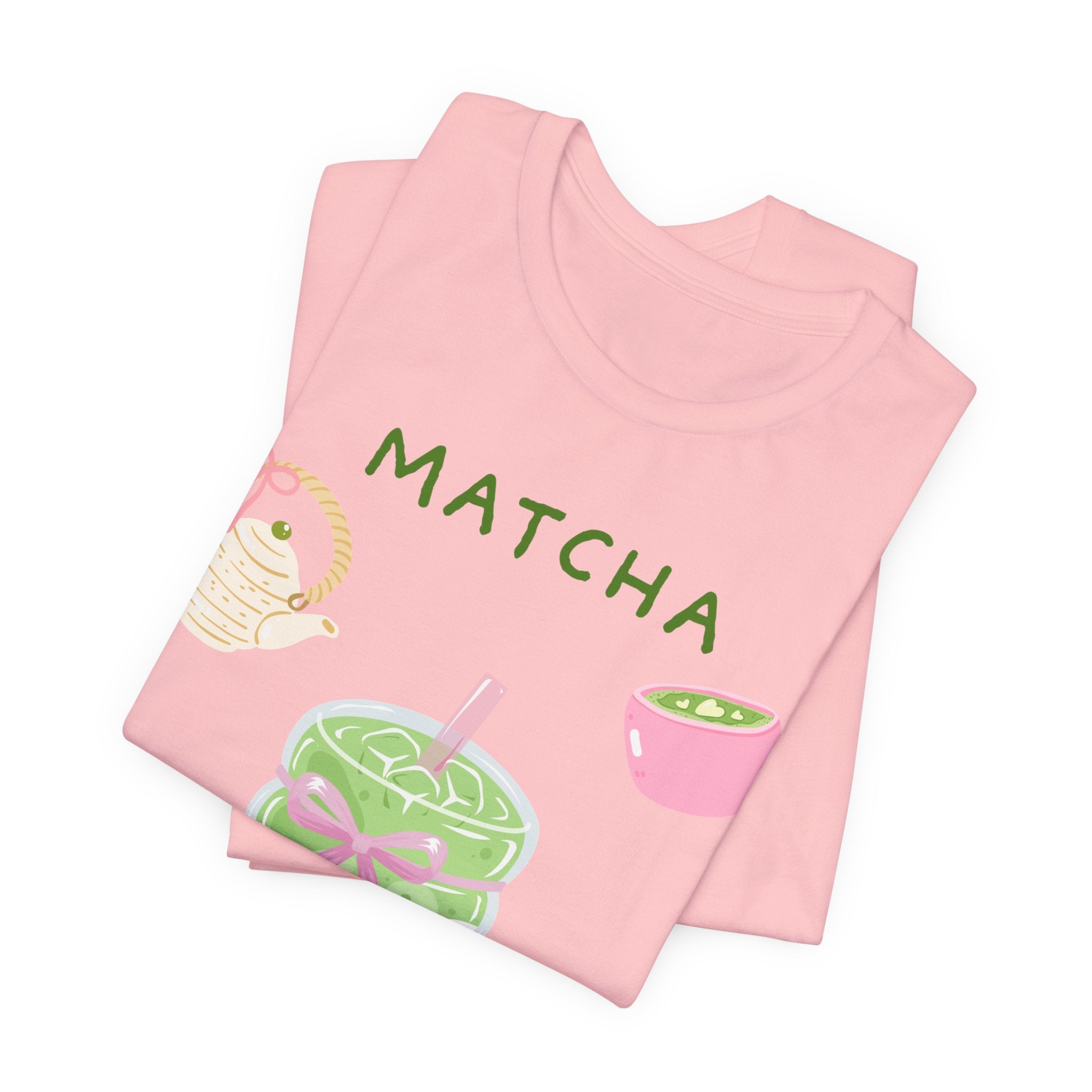 Matcha Girlie Tee — Cute Matcha Drink Graphic T-Shirt