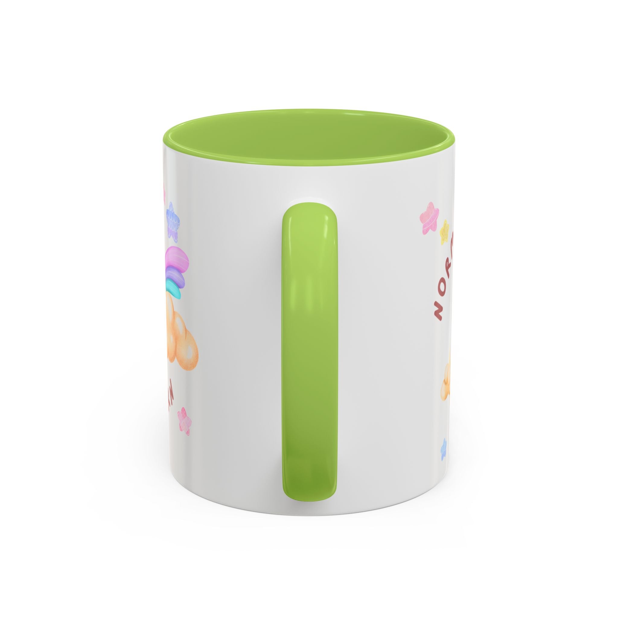 Unicorn Coffee Mug — "Be a Unicorn" Cute Rainbow Cloud Accent Mug
