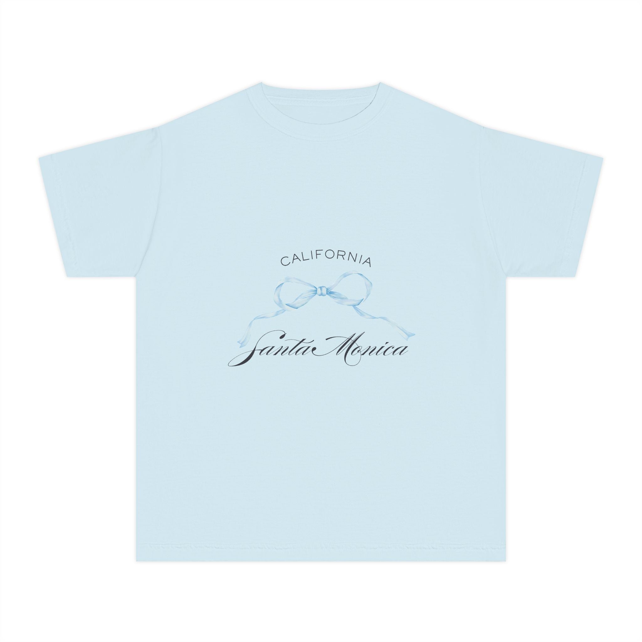 Santa Monica California Youth Tee — Coastal Wave Kids T-Shirt