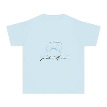 Santa Monica California Youth Tee — Coastal Wave Kids T-Shirt