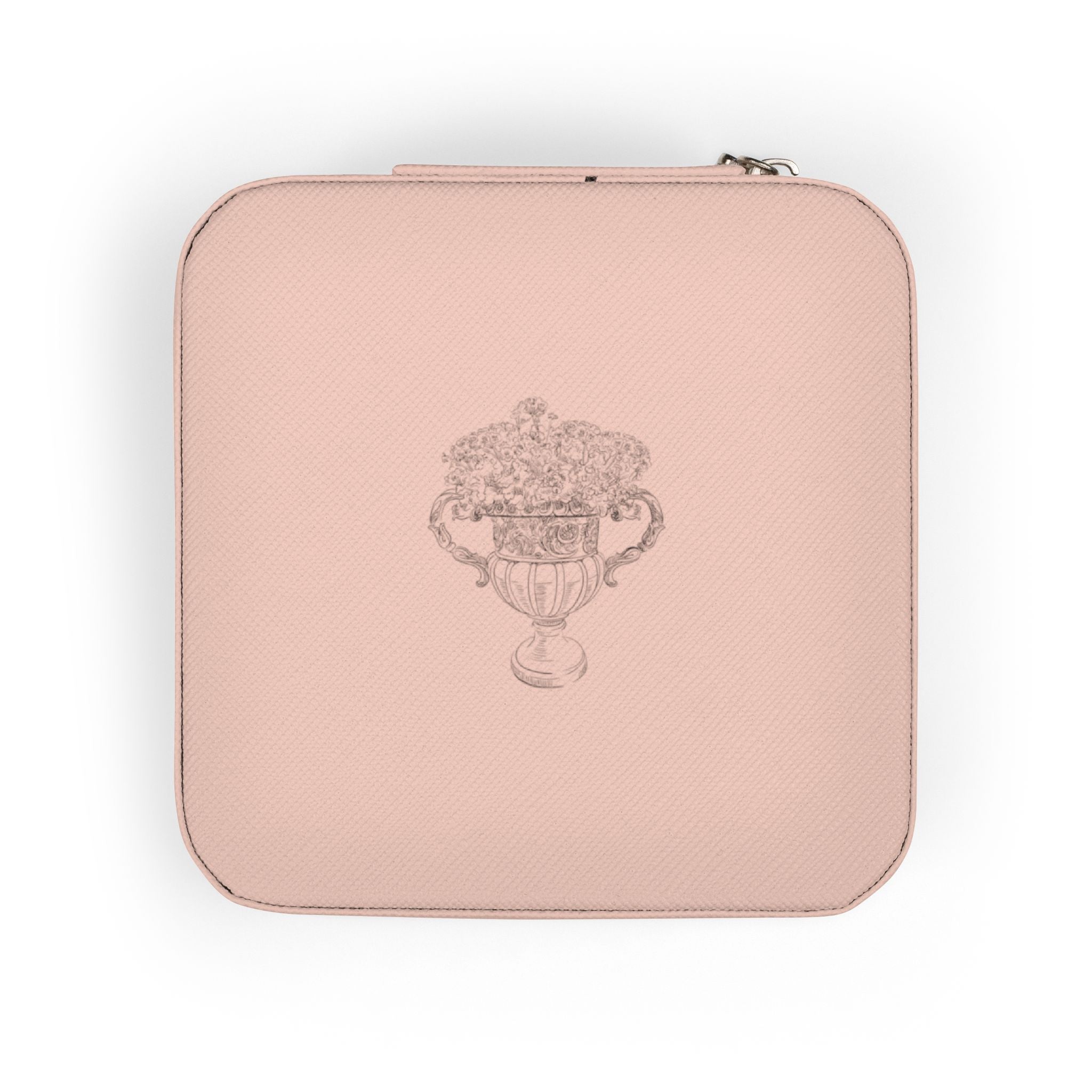 Jewelry Case — Compact Travel Jewelry Organizer (Ring Slots & Compartments)
