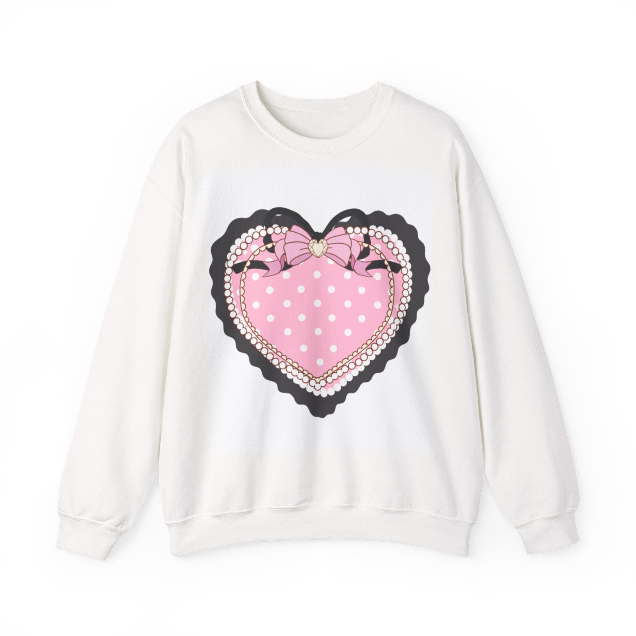 Heart Locket Crewneck Sweatshirt, By Maranah young minds