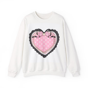 Heart Locket Crewneck Sweatshirt, By Maranah young minds