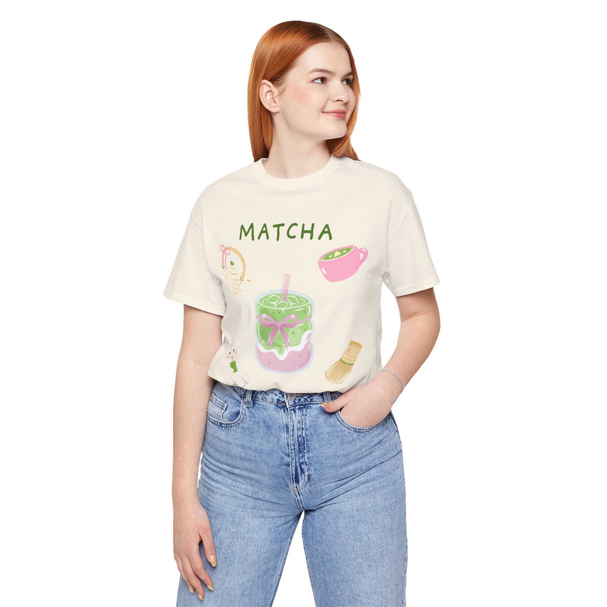 Matcha Girlie Tee — Cute Matcha Drink Graphic T-Shirt