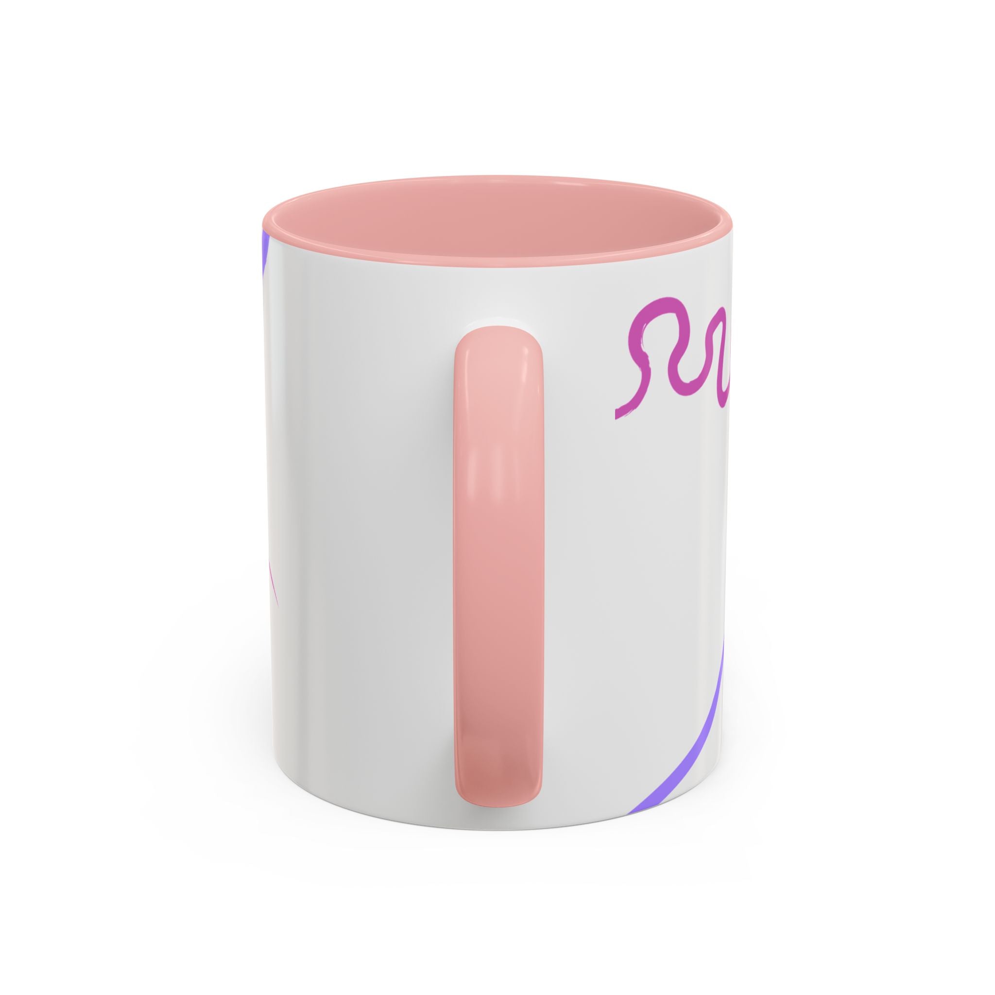 Accent Coffee Mug — 'Living My Best Life' Inspirational Ceramic Mug