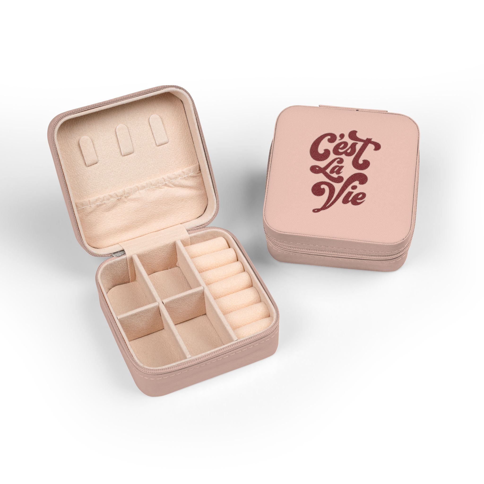 Travel Jewelry Case — 'C'est la Vie' Compact Organizer