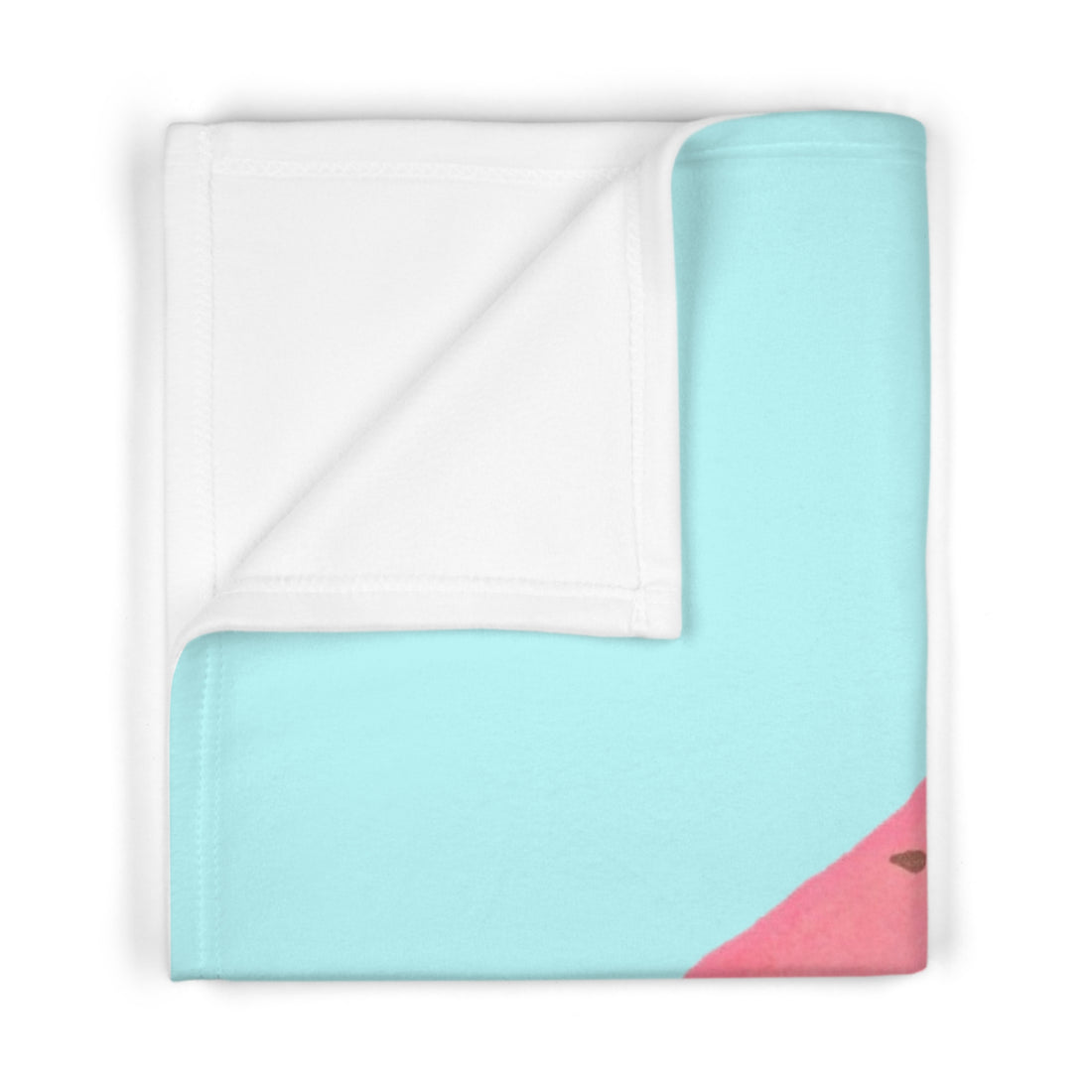 Cute Watermelon Baby Blanket — Soft Fleece 'Zzz' Sleepy Slice