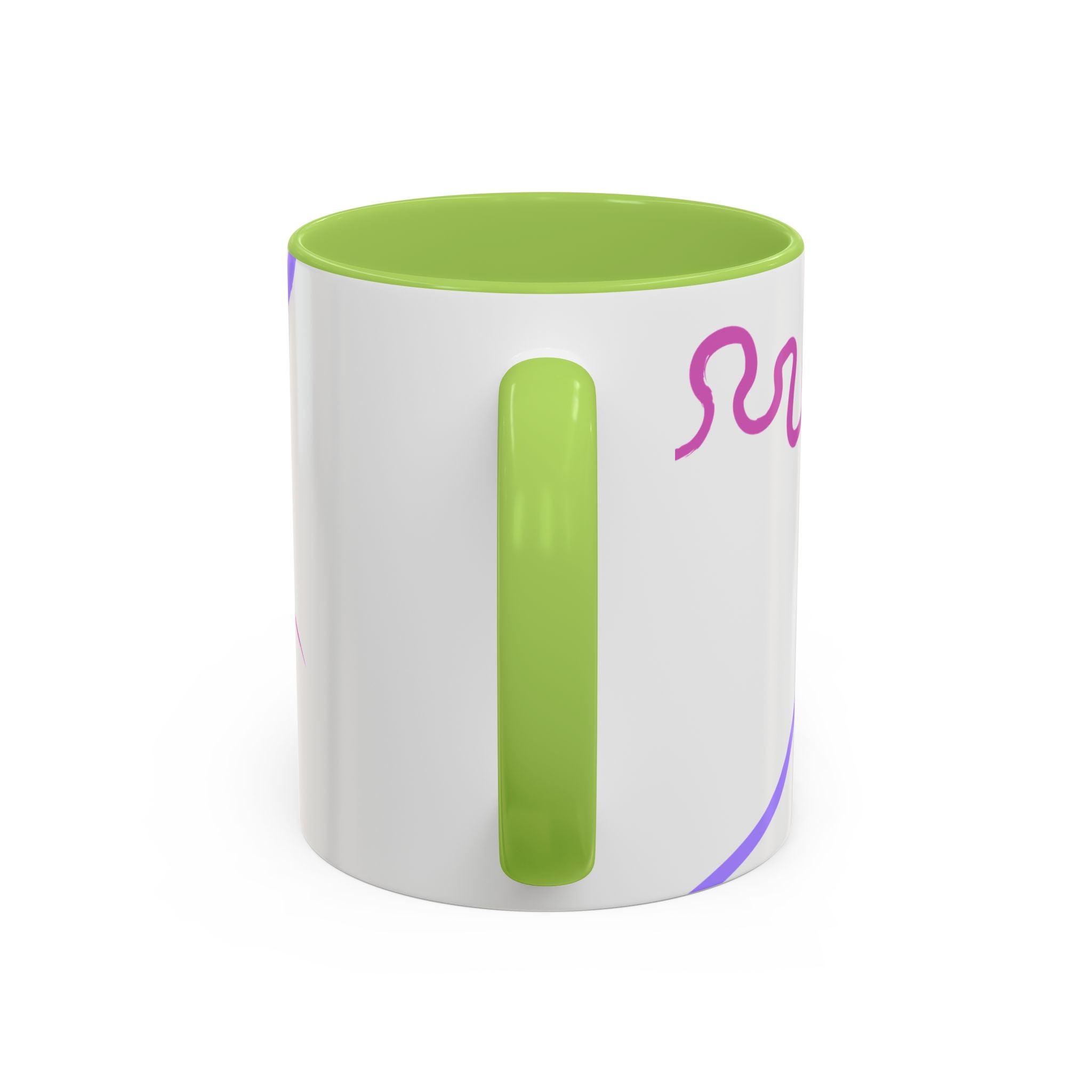 Accent Coffee Mug — 'Living My Best Life' Inspirational Ceramic Mug