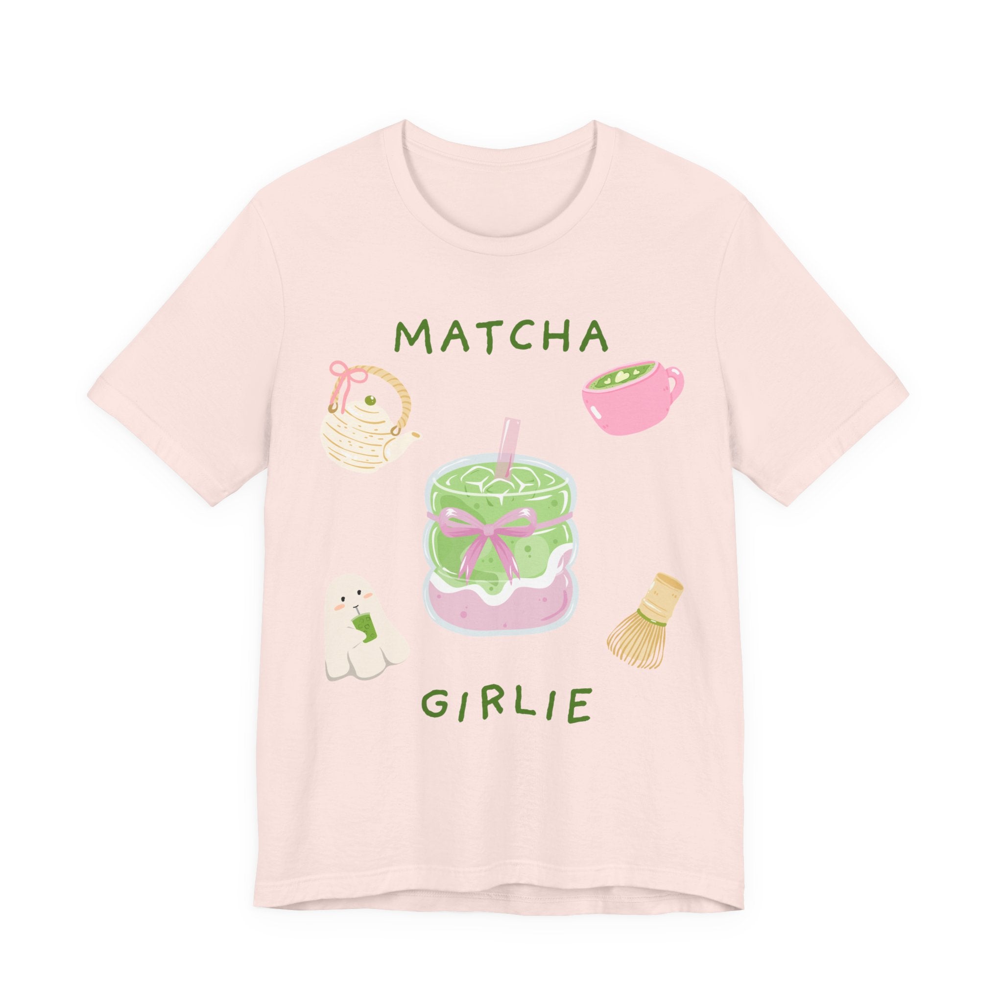 Matcha Girlie Tee — Cute Matcha Drink Graphic T-Shirt