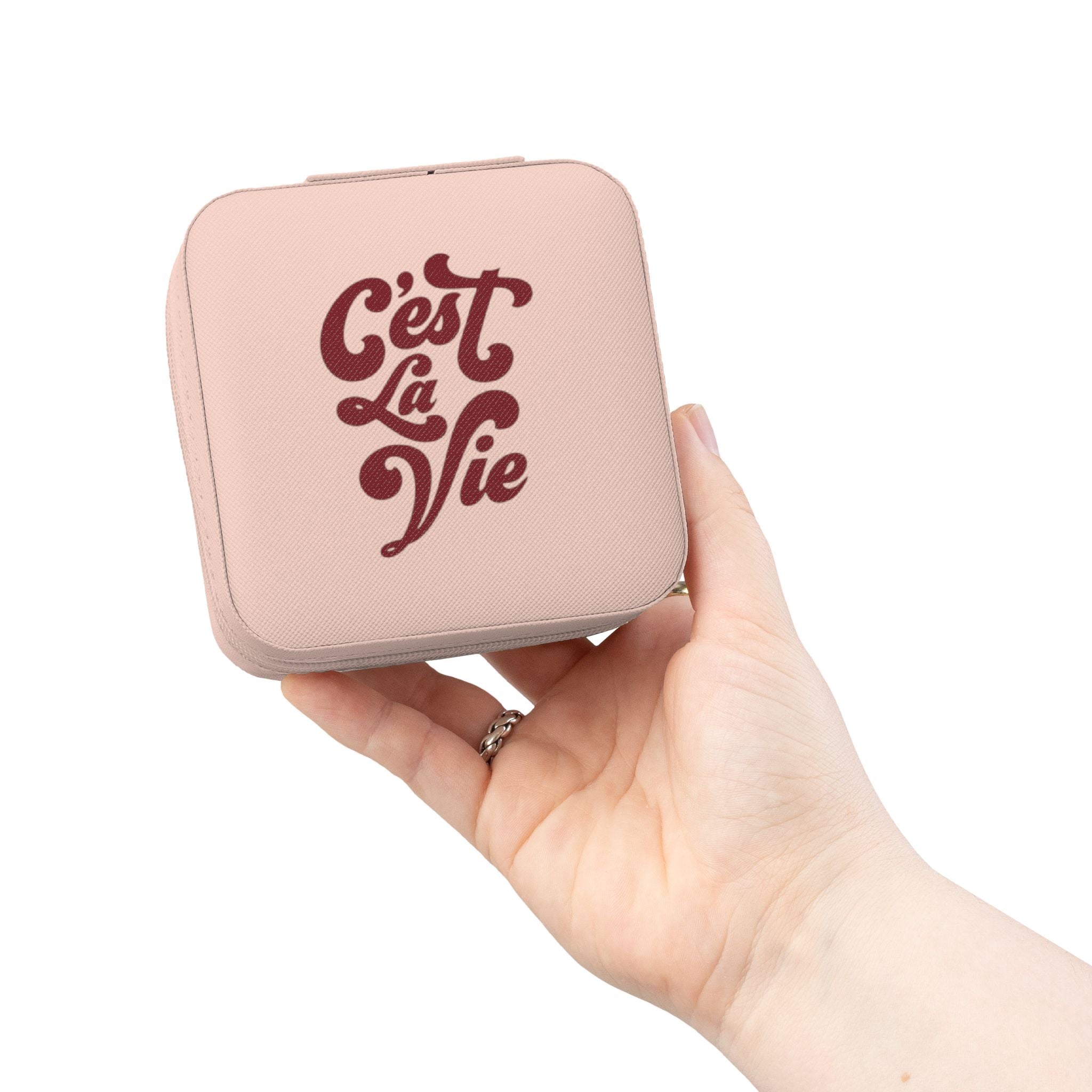 Travel Jewelry Case — 'C'est la Vie' Compact Organizer