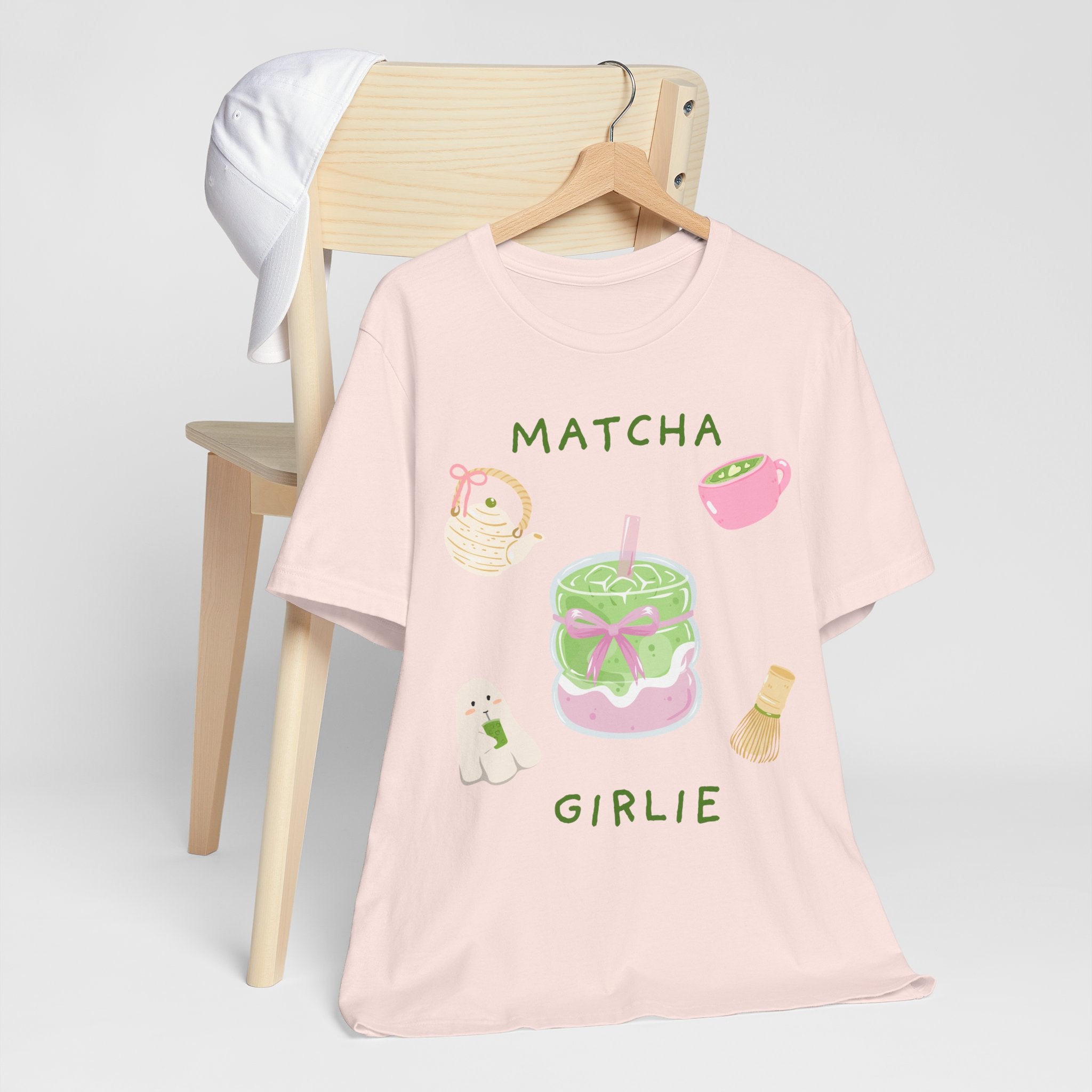 Matcha Girlie Tee — Cute Matcha Drink Graphic T-Shirt