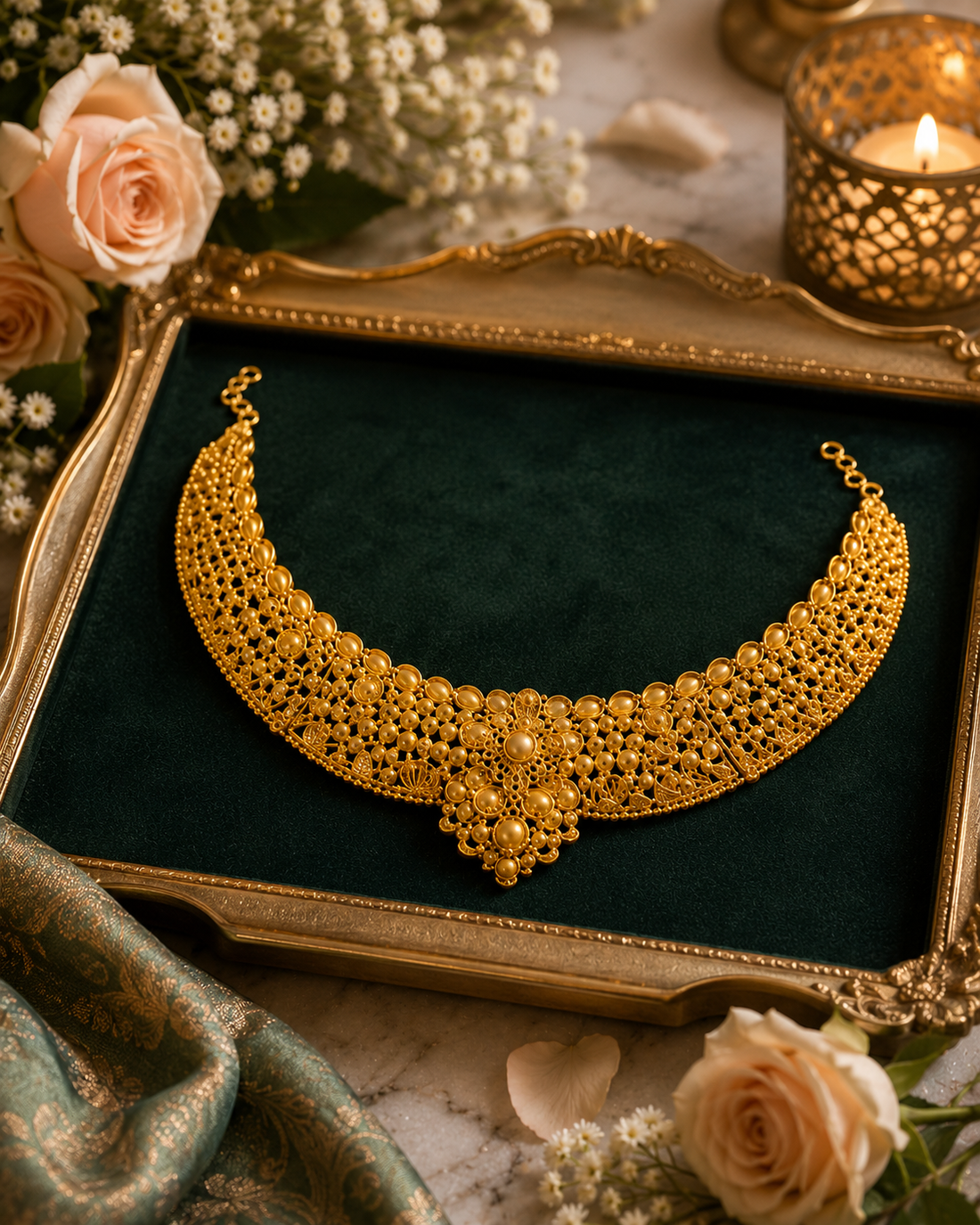 The Radiant Petal Filigree Set