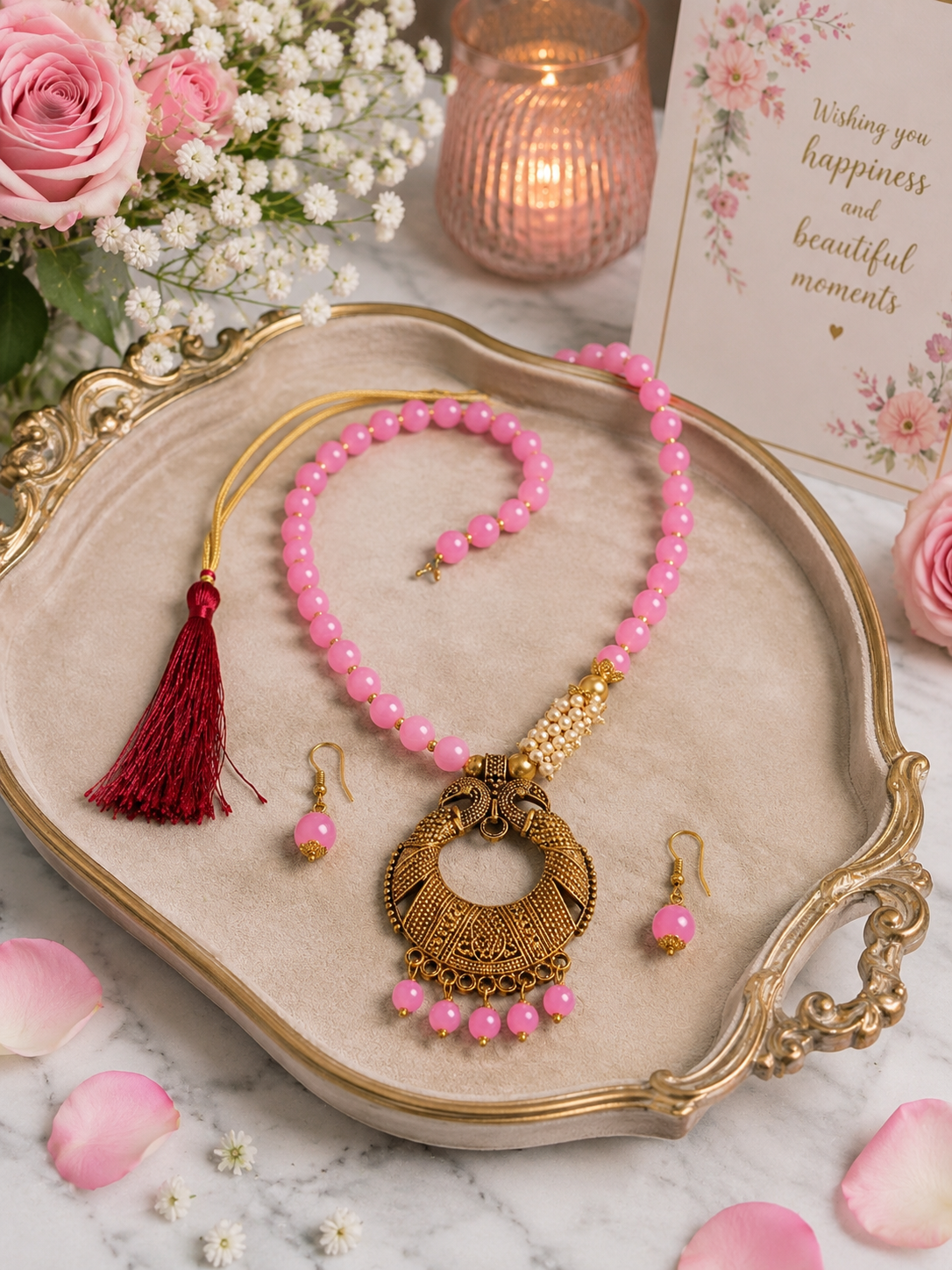 The Blush Peacock Serenade Set