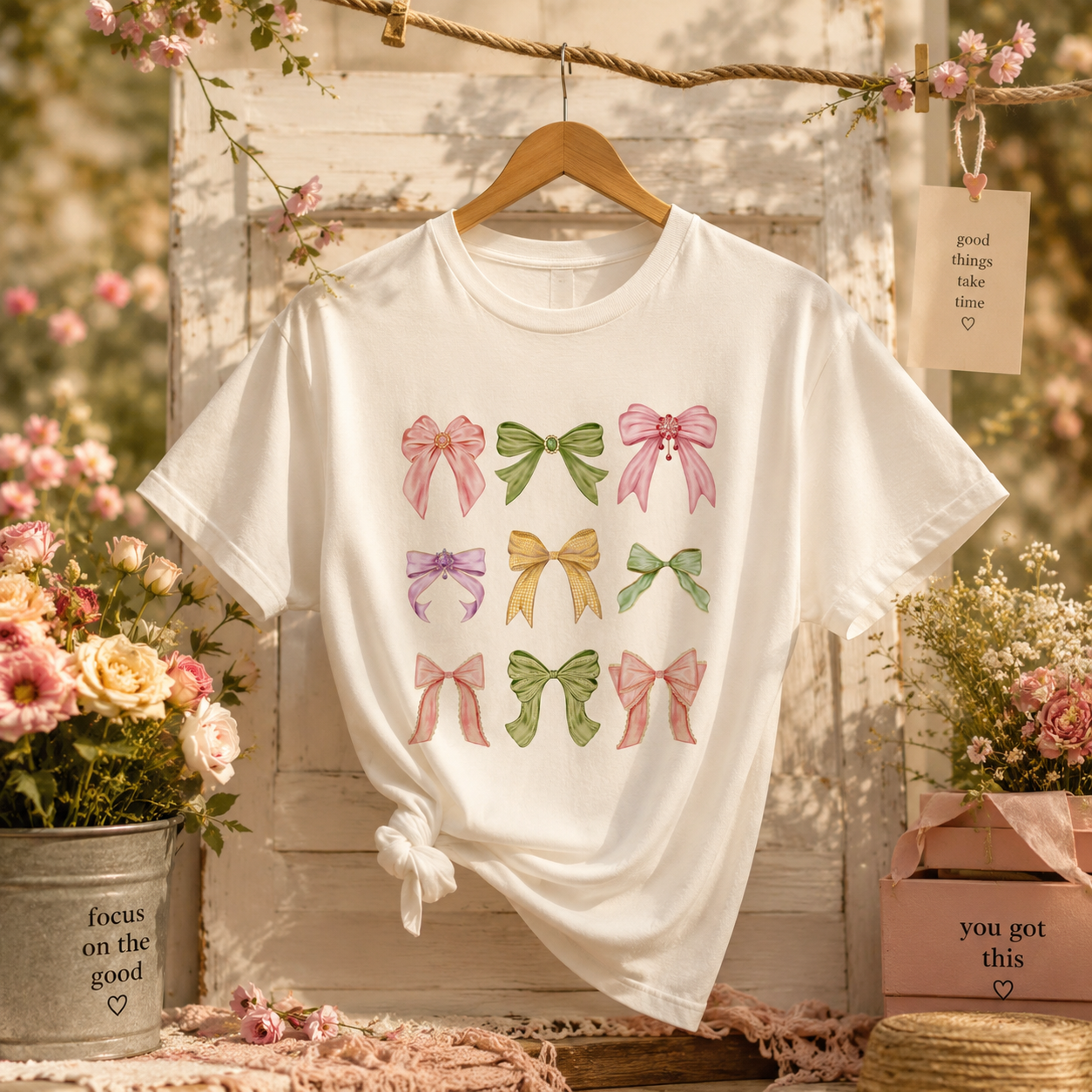 Bows everywhere  Short-Sleeve Unisex T-Shirt