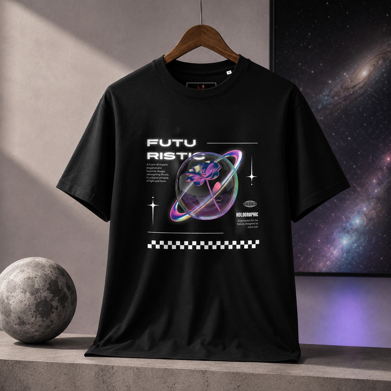 Futuristic Unisex organic cotton t-shirt