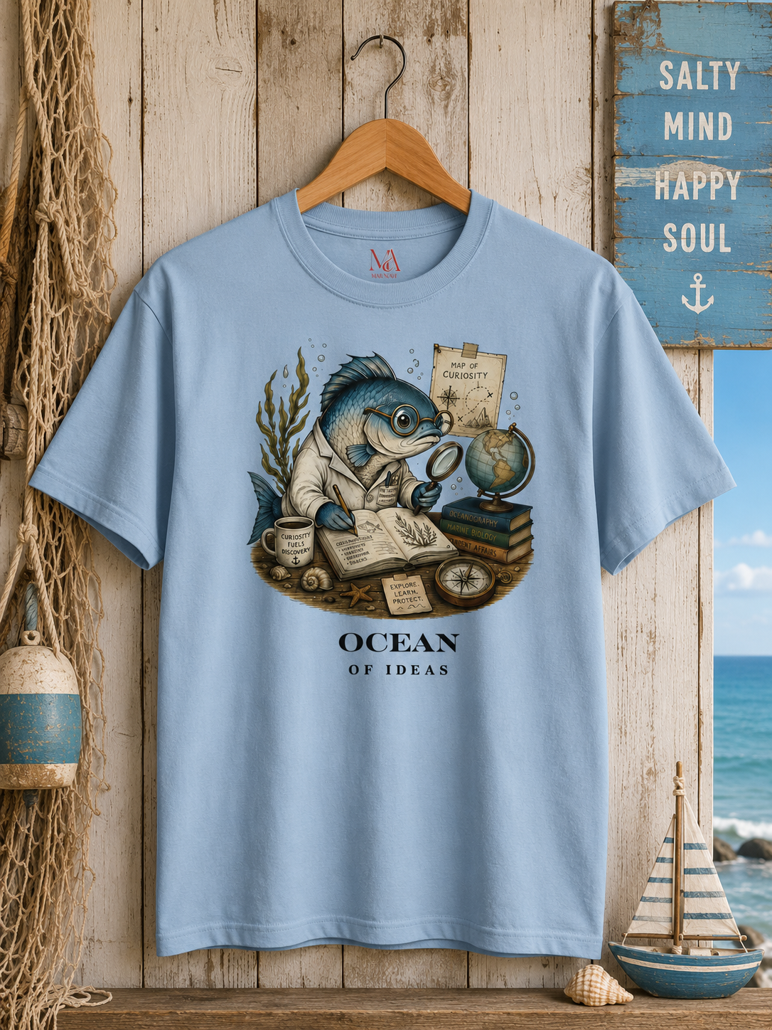 Ocean of Ideas, Classic Kids Crewneck T-shirt