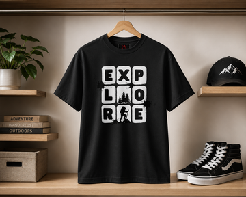 Explore box tee