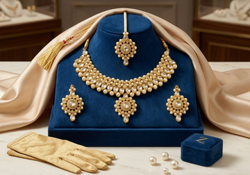Zestro’s Sovereign Pearl & Kundan Set