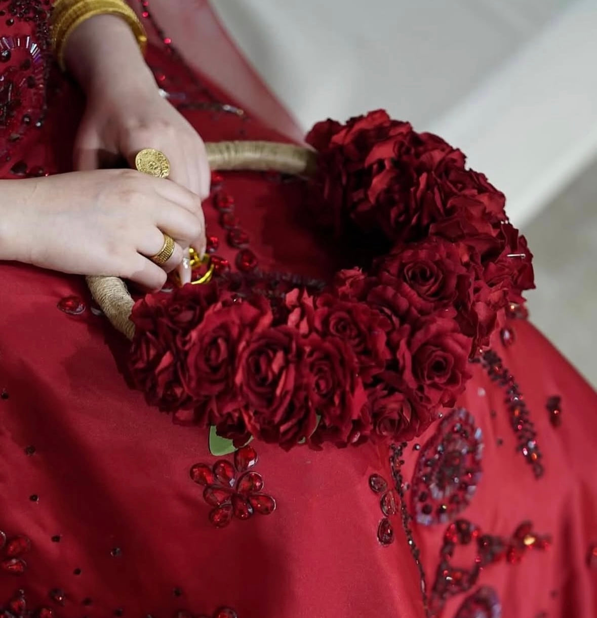 Floral Handle Bag
